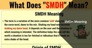 SMDH Meaning
