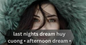 last nights dream huy cuong • afternoon dream • 2021